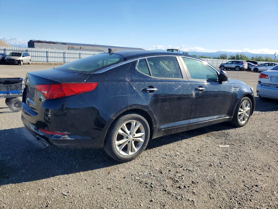 2013 Kia Optima VIN 5XXGN4A71DG155308 COPART salvage auction — REAR END, Ca - Salvage Certificate, sold $425 on 2026-07-06 (photo 3)