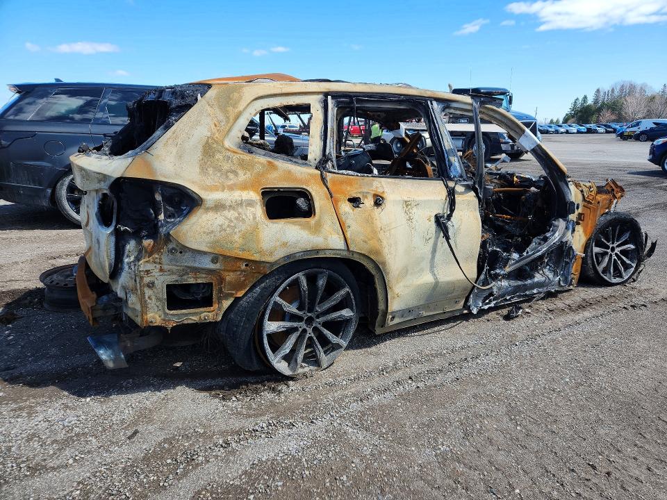 2022 BMW X3 VIN 5UX53DP04N9K31821 COPART salvage auction — VANDALISM, On - No Title Available, sold $375 on 2026-07-28 (photo 3)