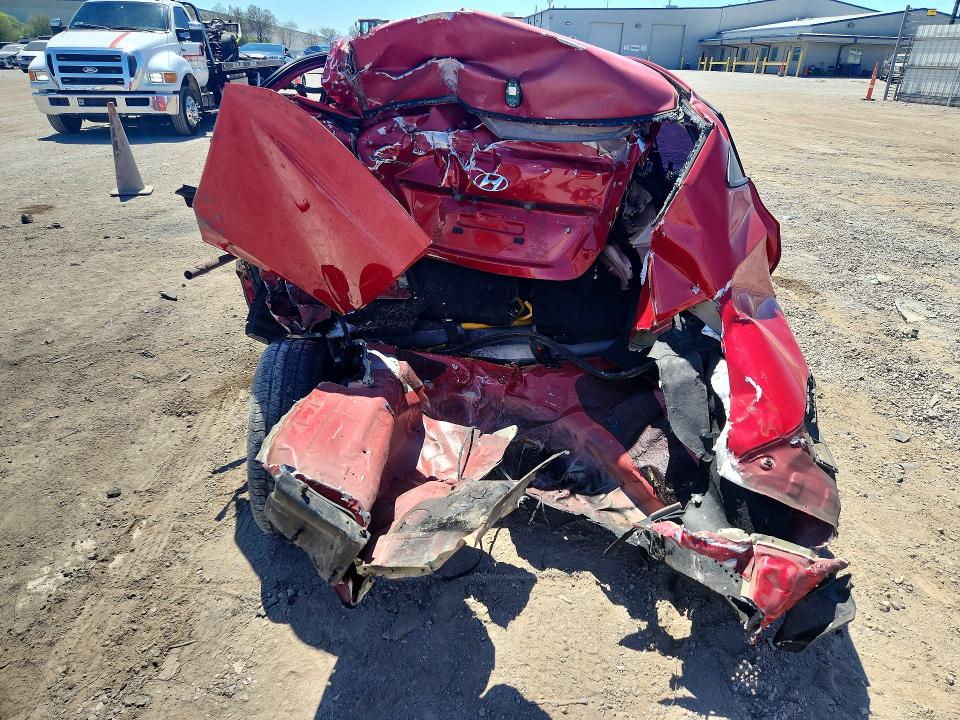 2012 Hyundai Accent VIN KMHCT4AE1CU231777 COPART salvage auction — REAR END, Nv - Non-Repairable Vehicle Cert, sold $125 on 2026-07-07 (photo 6)