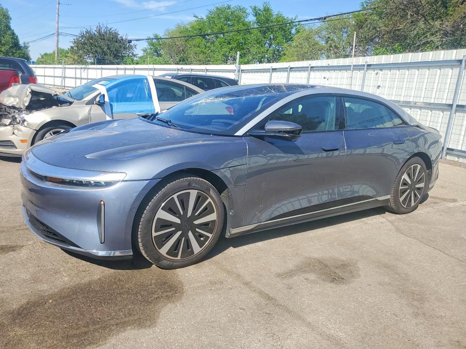 2025 Lucid Air VIN 50EA1TEA5SA001111 COPART salvage auction — ROOF, Oh - Cert Of Title-Salvage, sold $15,000 on 2026-08-28 (photo 1)