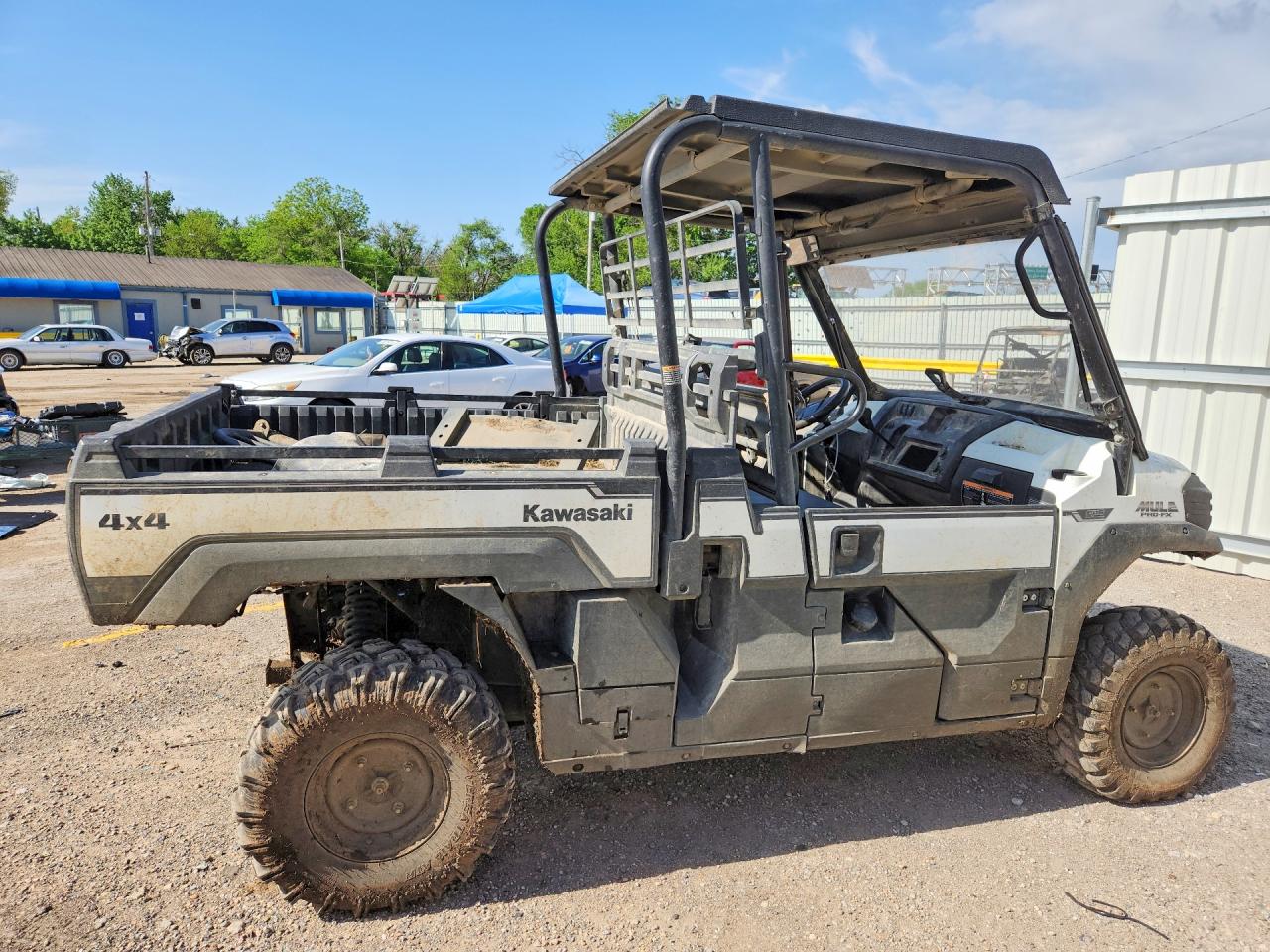 2023 Kawasaki KAF820 VIN JKBAFSF1XPB513646 COPART salvage auction — Front End, KS - CERT OF TITLE-NON HIGHWAY, sold $3,950 on 2026-07-05 (photo 3)