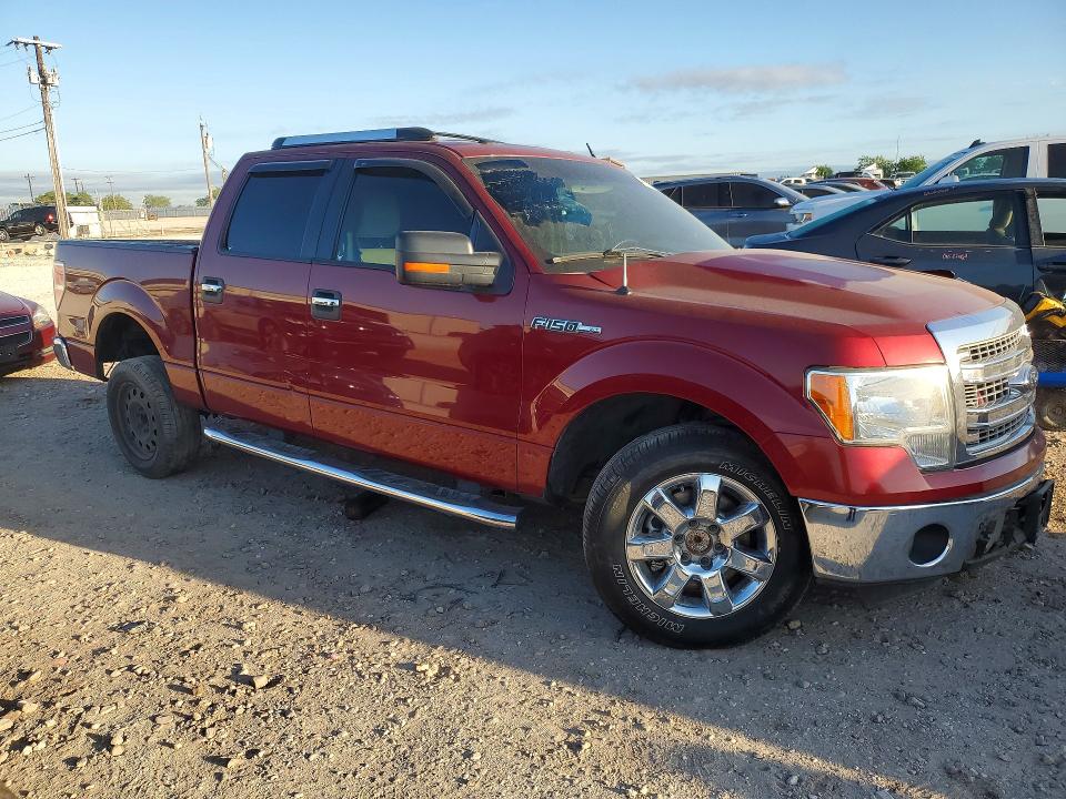 2013 Ford VIN 1FTEW1CM1DFE03660 COPART salvage auction — FRONT END, Tx - Salvage Vehicle Title, sold $1,250 on 2026-07-09 (photo 4)