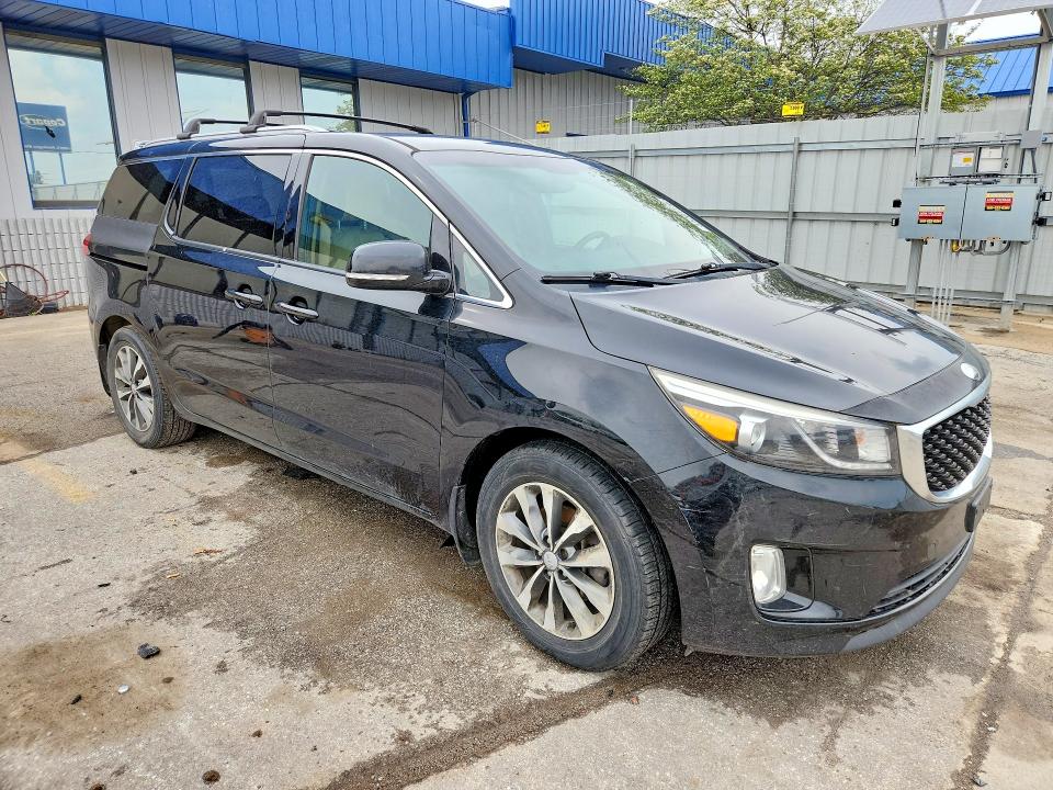 2016 Kia SEDONA VIN KNDMC5C1XG6159058 COPART salvage auction — WATER/FLOOD, In - Cert Of Title-Salvage Flood, sold $1,150 on 2026-07-20 (photo 4)