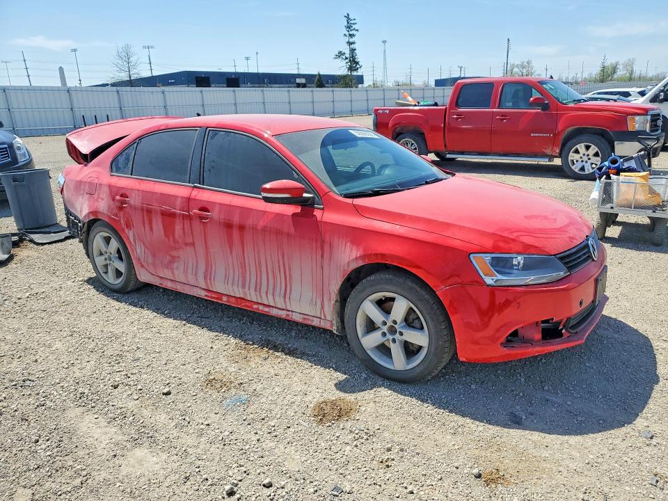2012 Volkswagen Jetta VIN 3VW3L7AJ5CM465926 COPART salvage auction — REAR END, Ia - Salvage W/Salvage History, sold $80 on 2026-07-22 (photo 4)