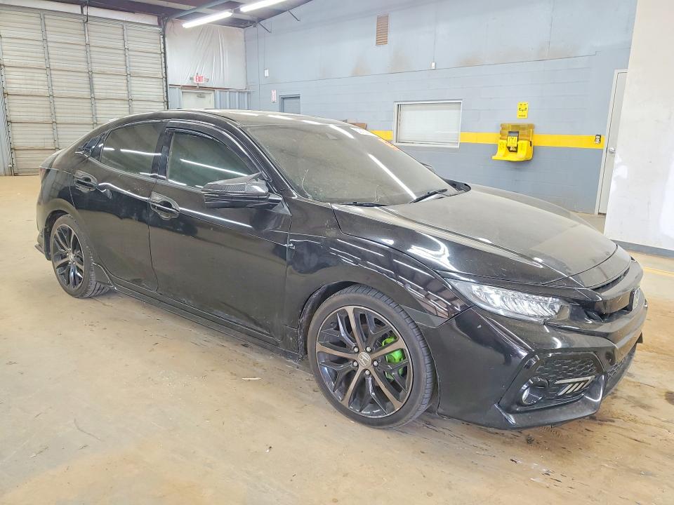 2021 Honda Civic VIN SHHFK7H92MU200920 COPART salvage auction — INTERIOR BURN, Nc - Salvage Certificate Of Title, sold $5,100 on 2026-07-08 (photo 4)