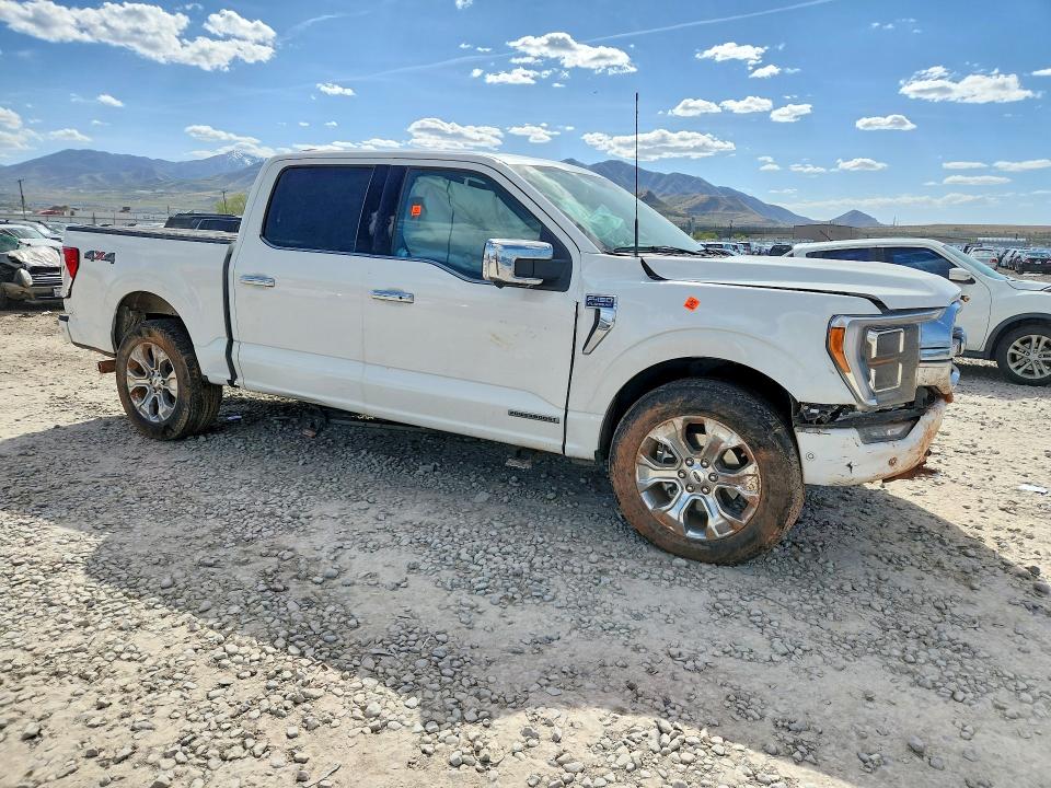 2023 Ford F-150 VIN 1FTFW1ED0PFB55343 COPART salvage auction — FRONT END, Ut - Salvage Certificate, sold $14,300 on 2026-08-21 (photo 4)