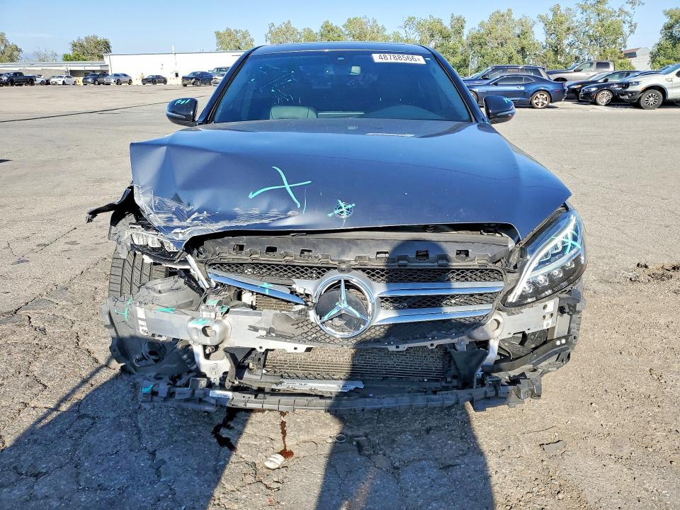 2021 Mercedes-benz C-klasse VIN W1KWF8DBXMR630571 COPART salvage auction — FRONT END, Ca - Salvage Certificate, sold $4,500 on 2026-07-09 (photo 5)