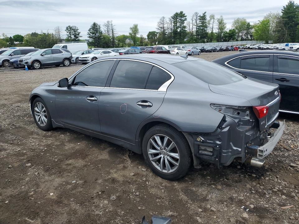 2015 Infiniti VIN JN1BV7AR6FM410225 COPART salvage auction — FRONT END, Md - Certificate Of Title, sold $3,850 on 2026-07-27 (photo 2)