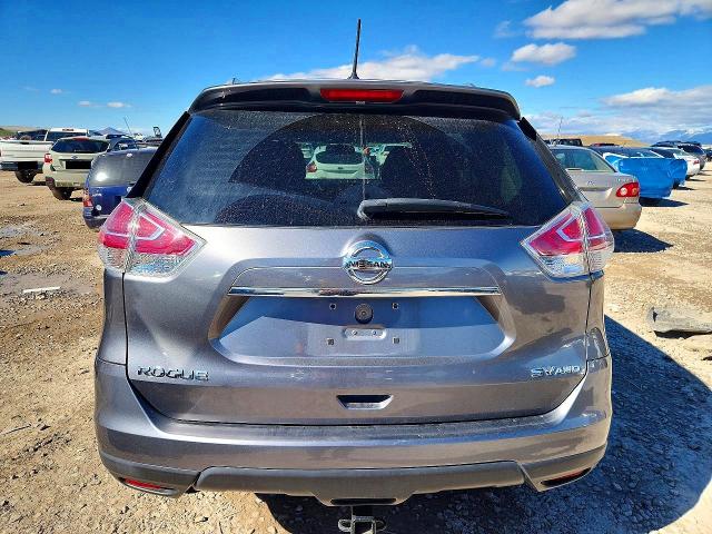 2016 Nissan Rogue VIN KNMAT2MV7GP627034 COPART salvage auction — FRONT END, Ut - Salvage Certificate, sold $725 on 2026-07-14 (photo 6)