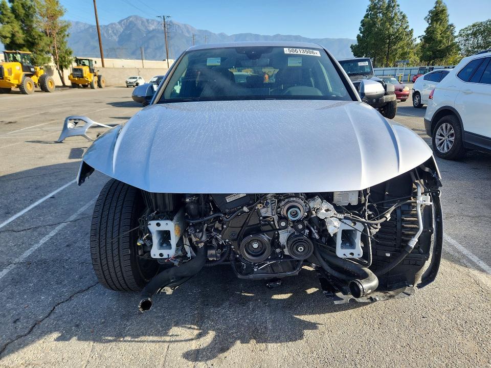 2022 Audi Q5 VIN WA15AAFY8N2127736 COPART salvage auction — FRONT END, Ca - Salvage Certificate, sold $15,300 on 2026-07-02 (photo 5)