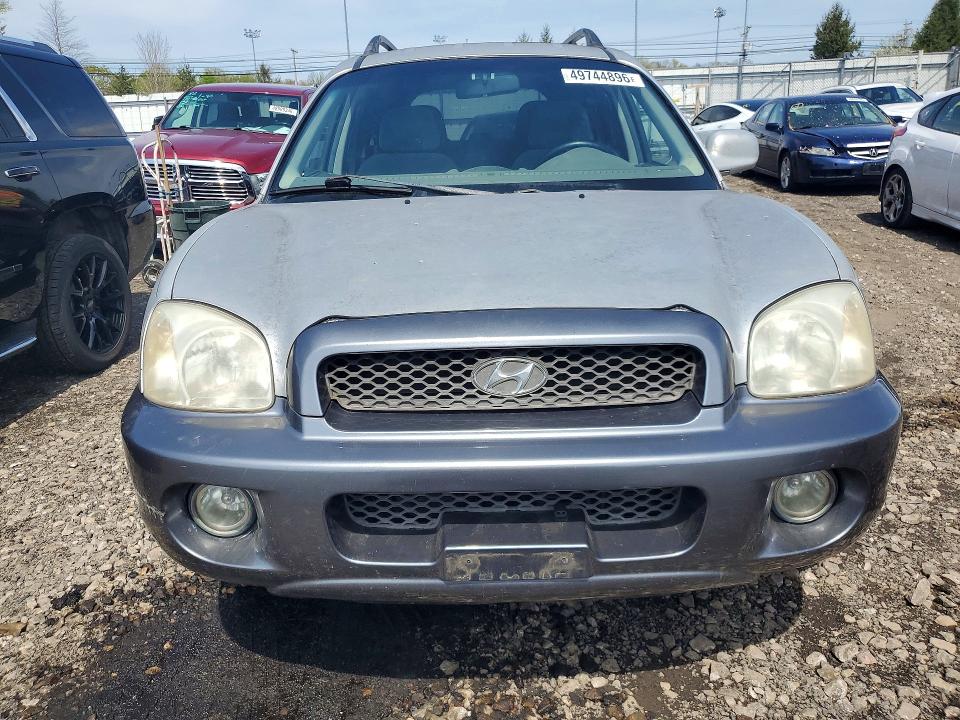 2003 Hyundai Santa fe VIN KM8SC73D03U410314 COPART salvage auction — MECHANICAL, MD - CERTIFICATE OF TITLE, sold $250 on 2026-07-27 (photo 5)