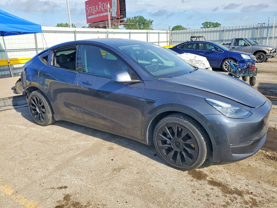 2020 Tesla Model y VIN 5YJYGDEE7LF045405 COPART salvage auction — REAR END, Ks - Cert Of Title-Salvage, sold $8,700 on 2026-07-08 (photo 4)