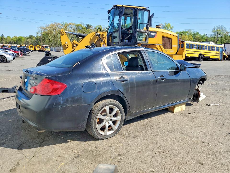 2012 Infiniti G37 VIN JN1CV6AR9CM670418 COPART salvage auction — FRONT END, In - Cert Of Title - Rebuilt Vehicl, sold $300 on 2026-07-14 (photo 3)