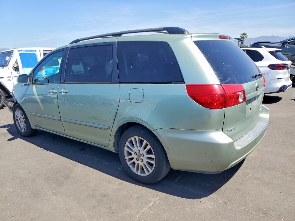2008 Toyota Sienna VIN 5TDZK22C48S189572 COPART salvage auction — FRONT END, Ca - Salvage Certificate, sold $750 on 2026-07-09 (photo 2)