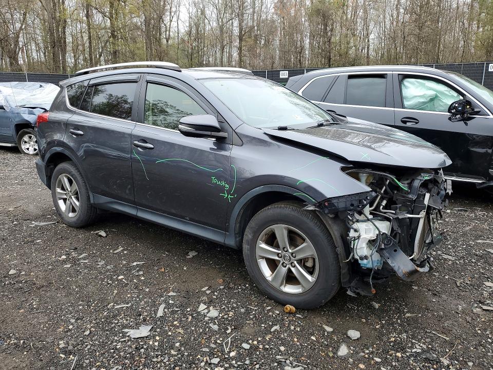 2015 Toyota Rav 4 VIN JTMRFREV6FD117744 COPART salvage auction — FRONT END, Md - Cert Of Salvage > 75% Damage, sold $4,550 on 2026-07-24 (photo 4)