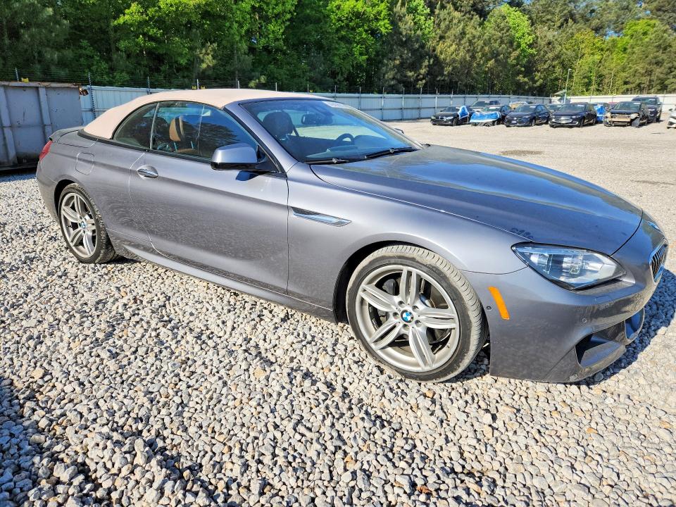 2015 BMW VIN WBALW7C5XFGJ88034 COPART salvage auction — REAR END, Ga - Cert Of Title-Salvage, sold $10,600 on 2026-07-09 (photo 4)