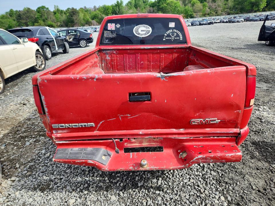 1997 Gmc Sonoma VIN 1GTCS1447V8515287 COPART salvage auction — SIDE, GA - CERT OF TITLE-SALVAGE, sold $125 on 2026-07-09 (photo 6)