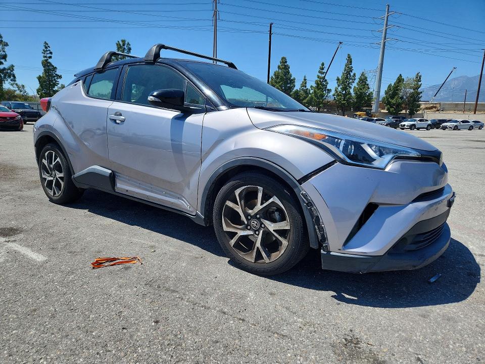 2019 Toyota C-hr VIN JTNKHMBX6K1032494 COPART salvage auction — FRONT END, Ca - Salvage Certificate, sold $4,500 on 2026-07-14 (photo 4)