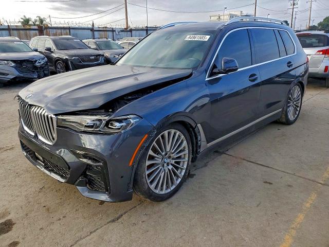 2019 BMW X7 VIN 5UXCX4C59KLB39991 COPART salvage auction — FRONT END, GA - DIS/DLR/EXP ONLY SALVAGE TITLE, sold $13,100 on 2026-07-13 (photo 1)