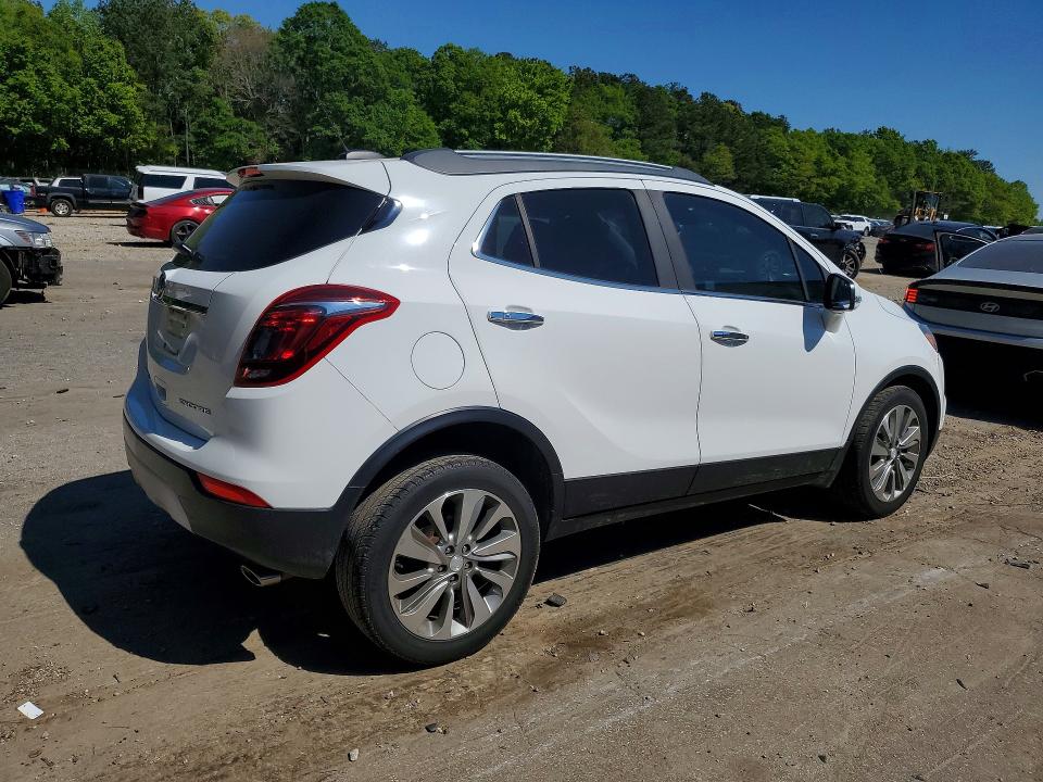 2017 Buick Encore VIN KL4CJASB1HB082491 COPART salvage auction — FRONT END, Ga - Cert Of Title-Salvage, sold $2,250 on 2026-07-24 (photo 3)