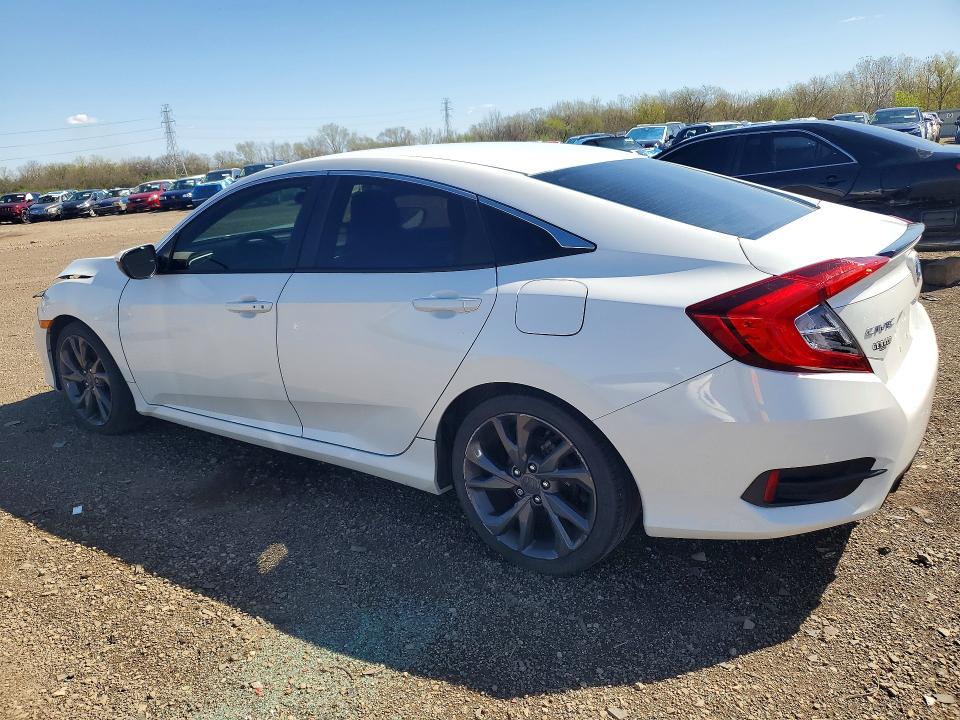 2020 Honda Civic VIN 19XFC2F8XLE029947 COPART salvage auction — FRONT END, Il - Salvage Certificate, sold $7,300 on 2026-07-29 (photo 2)
