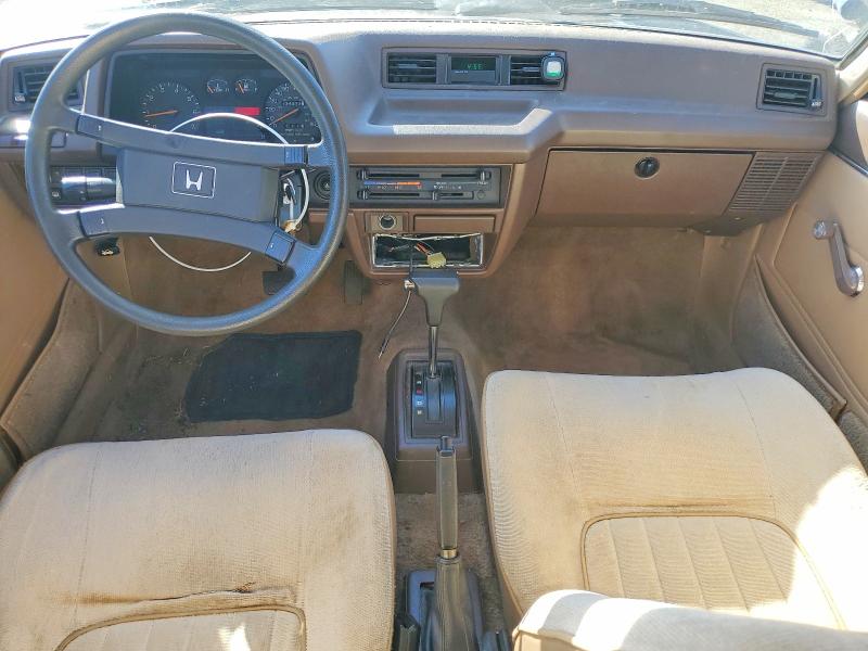 1983 Honda Civic VIN JHMST3439DS037272 COPART salvage auction — REAR END, Or - Salvage Title Certificate, sold $250 on 2026-07-08 (photo 8)