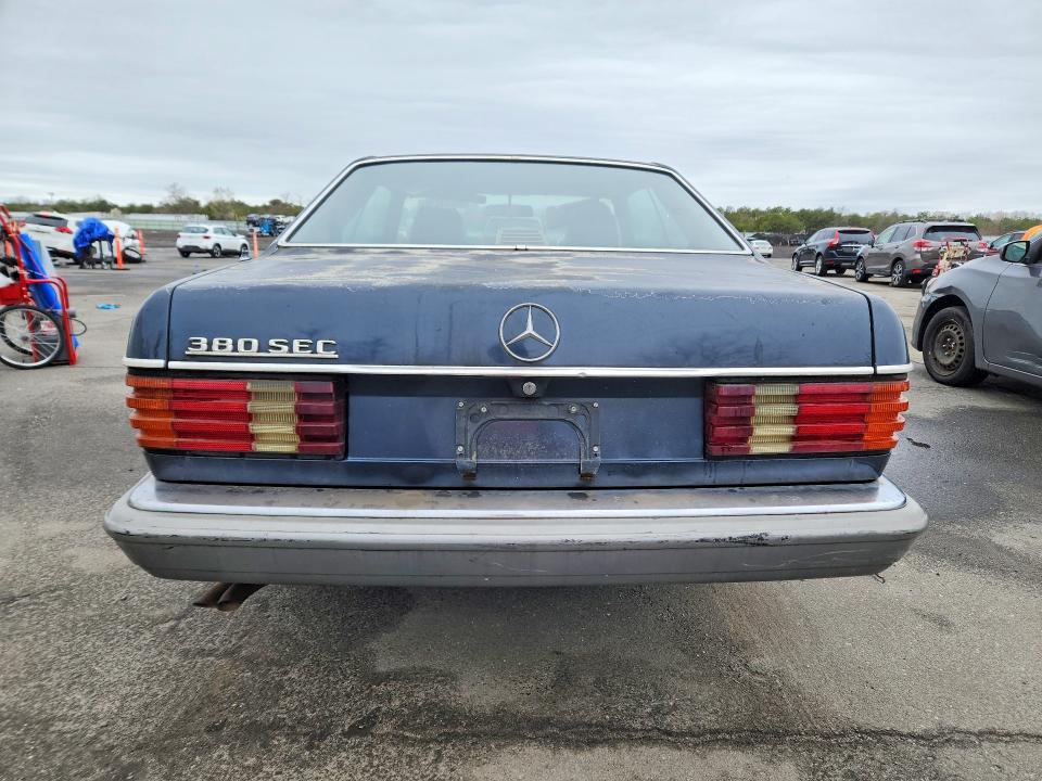 1982 Mercedes-benz 380 VIN WDBCA43A5CB002436 COPART salvage auction — NORMAL WEAR, Ny - Certificate Of Title, sold $1,100 on 2026-07-27 (photo 6)