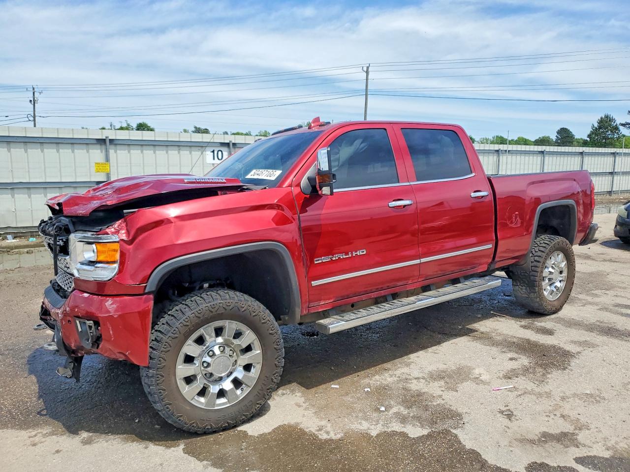 2019 GMC Sierra VIN 1GT12SEY5KF246504 COPART salvage auction — Front End, AL - CERT OF TITLE-SALVAGE TITLE, sold $7,200 on 2026-07-09 (photo 1)