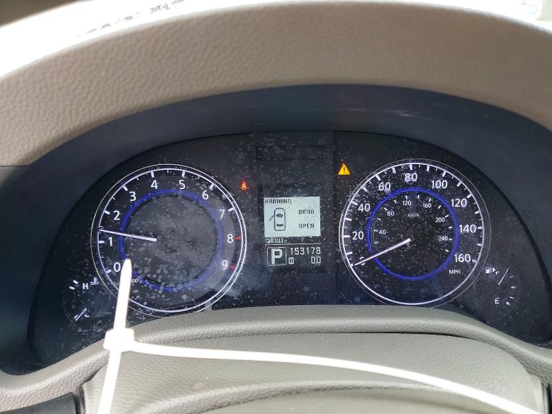 2013 Infiniti VIN JN1CV6APXDM723482 COPART salvage auction — FRONT END, Salvage Title, sold $375 on 2026-07-23 (photo 9)