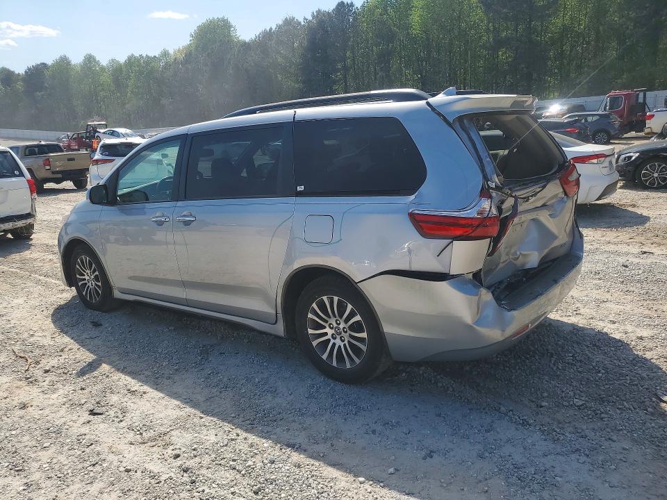 2019 Toyota Sienna VIN 5TDYZ3DC4KS994618 COPART salvage auction — REAR END, Ga - Cert Of Title-Salvage, sold $11,300 on 2026-07-29 (photo 2)