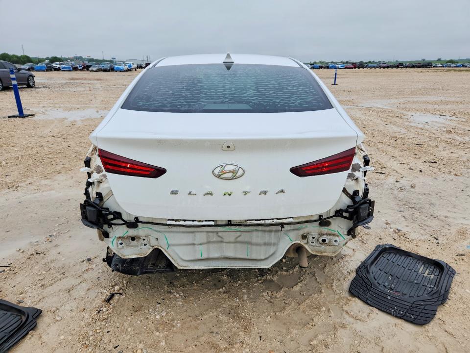 2019 Hyundai VIN 5NPD84LF8KH437817 COPART salvage auction — REAR END, Tx - Salvage Vehicle Title, sold $2,750 on 2026-07-09 (photo 6)