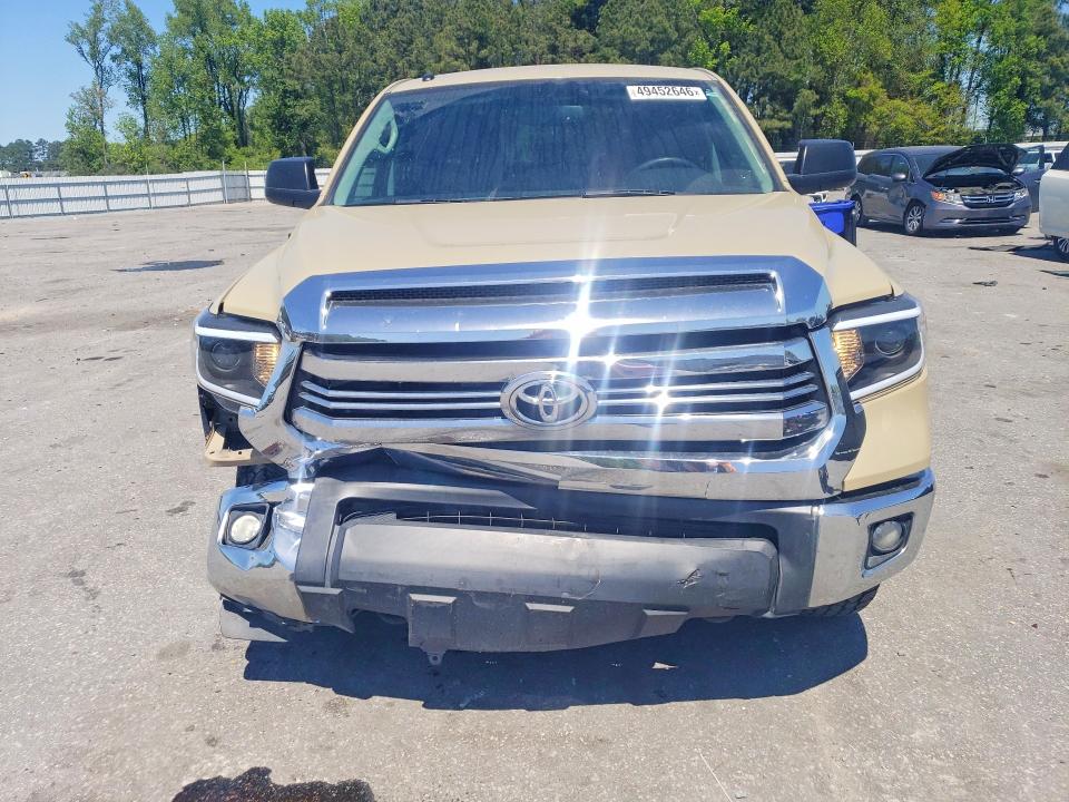 2017 Toyota Tundra VIN 5TFDW5F19HX585192 COPART salvage auction — REAR END, Nc - Salvage Certificate Of Title, sold $16,500 on 2026-07-07 (photo 5)