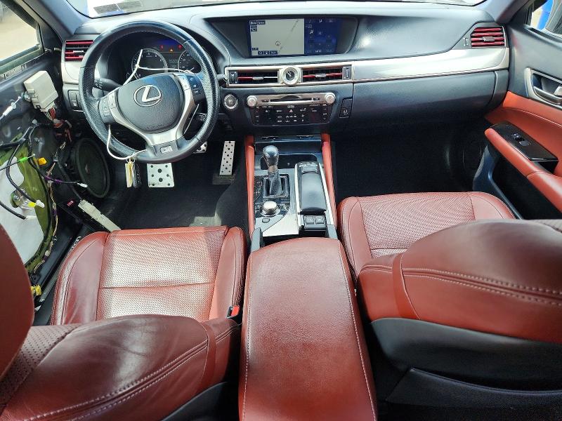 2015 Lexus Gs VIN JTHCE1BL6FA009749 COPART salvage auction — FRONT END, Salvage Title, sold $4,300 on 2026-07-10 (photo 8)