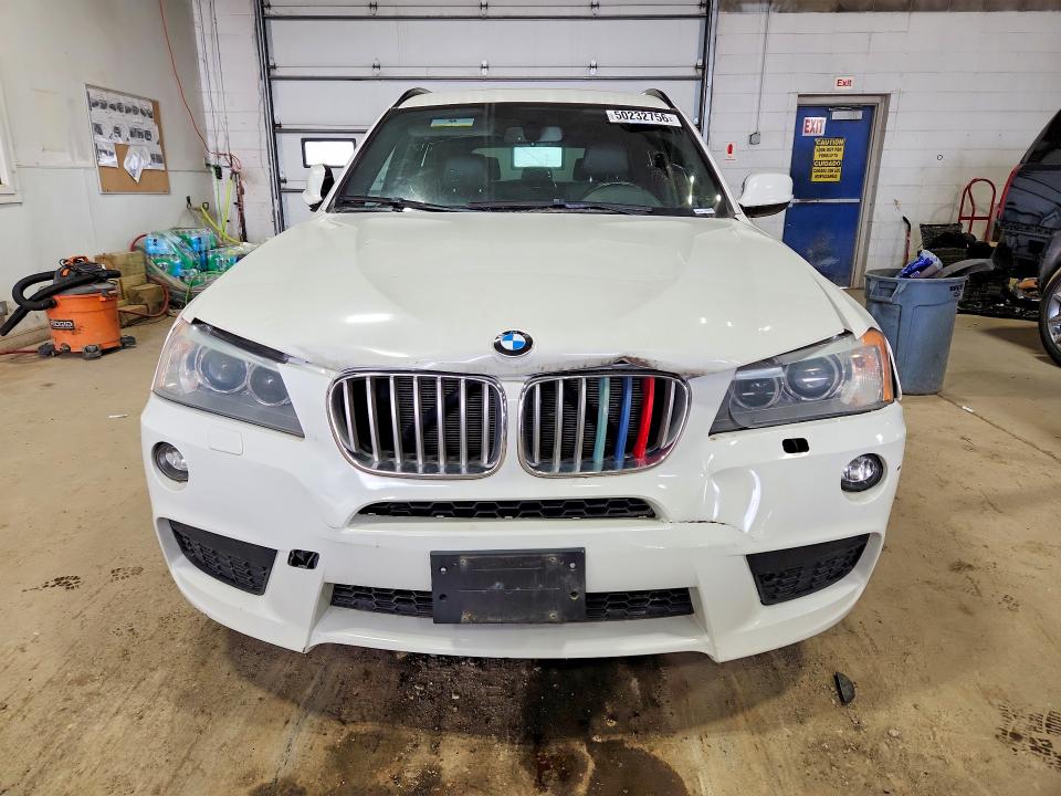 2014 BMW X3 VIN 5UXWX7C50E0E76425 COPART salvage auction — FRONT END, Mn - Parts Vehicle Bill Of Sale, sold $850 on 2026-07-02 (photo 5)