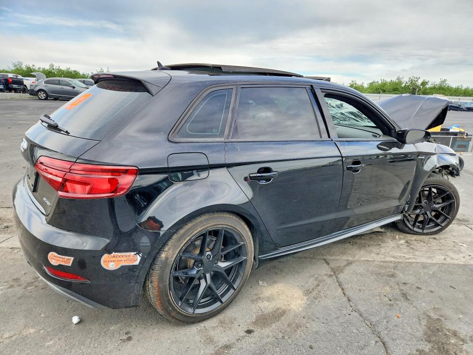 2017 Audi A3 VIN WAUUPBFF4HA047975 COPART salvage auction — FRONT END, Ca - Salvage Certificate, sold $225 on 2026-07-02 (photo 3)