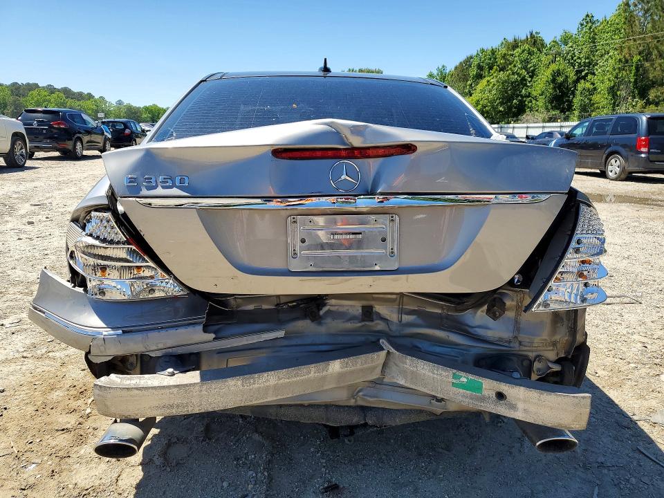2008 Mercedes-benz E-klasse VIN WDBUF56X78B316544 COPART salvage auction — REAR END, Va - Cert Of Title - Salvage, sold $875 on 2026-07-07 (photo 6)