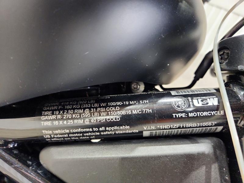 2024 Harley-davidson Nightster VIN 1HD1ZF115RB310083 COPART salvage auction — SIDE, ID - SALVAGE CERTIFICATE OF TITLE, sold $4,400 on 2026-07-02 (photo 9)