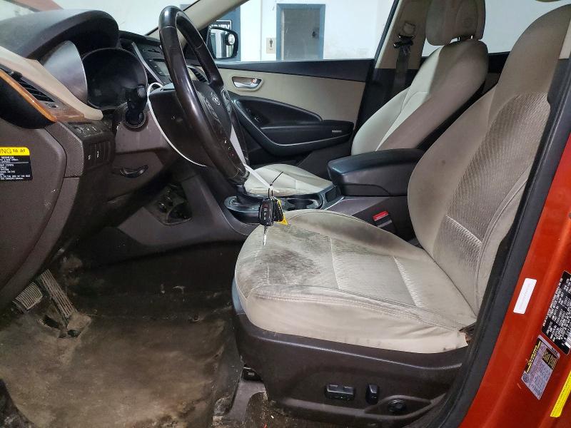 2013 Hyundai Santa fe VIN 5XYZUDLBXDG055832 COPART salvage auction — SIDE, OH - CERT OF TITLE-SALVAGE, sold $1,150 on 2026-07-30 (photo 7)