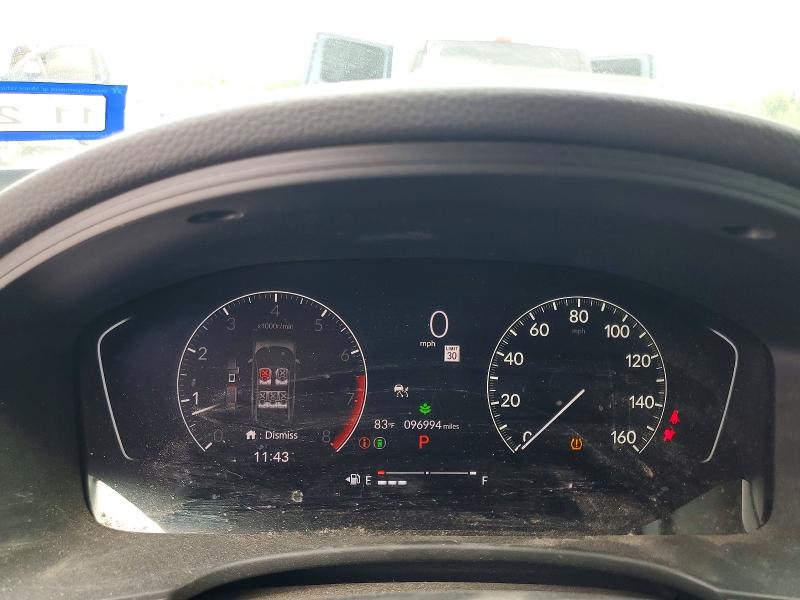 2022 Honda Civic VIN JHMFE1F76NX006002 COPART salvage auction — FRONT END, Tx - Salvage Vehicle Title, sold $3,300 on 2026-07-24 (photo 9)