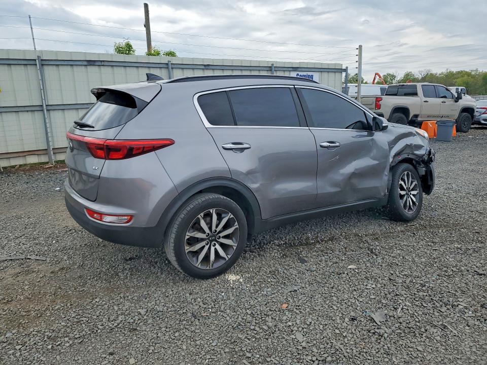 2018 Kia Sportage VIN KNDPNCAC0J7431893 COPART salvage auction — FRONT END, ID - SALVAGE CERTIFICATE OF TITLE, sold $4,300 on 2026-07-31 (photo 3)