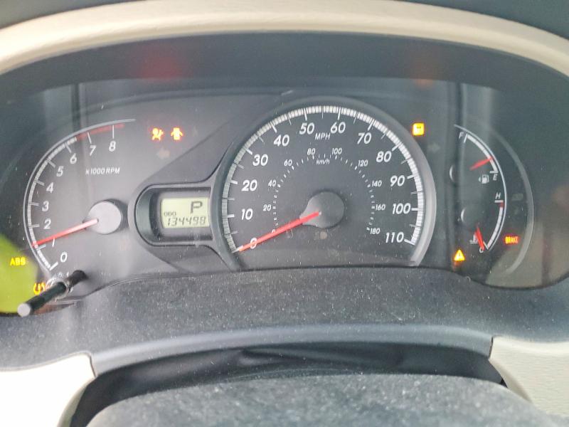 2013 Toyota Sienna VIN 5TDKK3DC2DS295386 COPART salvage auction — FRONT END, Tx - Salvage Vehicle Title, sold $1,450 on 2026-07-20 (photo 9)