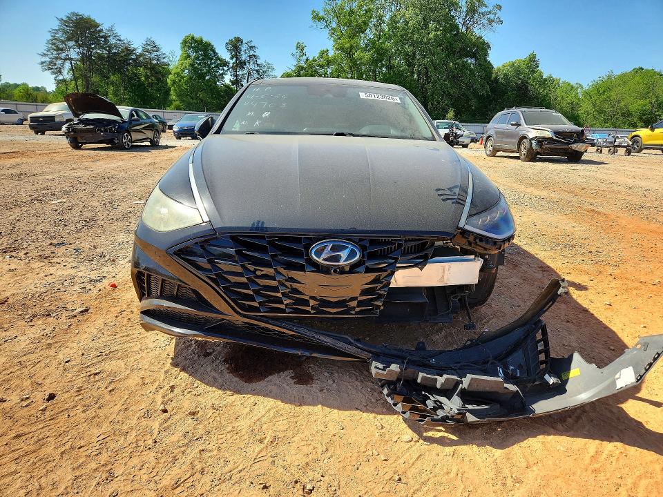 2020 Hyundai Sonata VIN 5NPEH4J21LH004703 COPART salvage auction — FRONT END, Nc - Salvage Certificate Of Title, sold $2,500 on 2026-07-13 (photo 5)