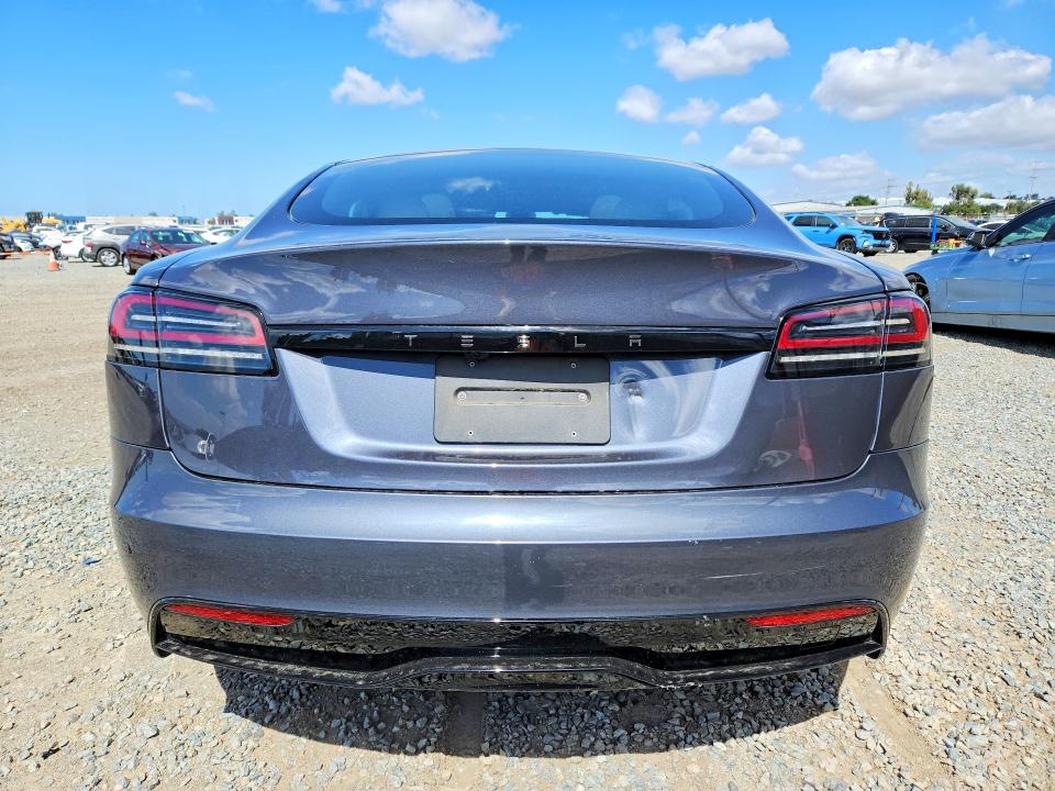 2023 Tesla Model s VIN 5YJSA1E50PF517598 COPART salvage auction — FRONT END, Salvage Title, sold $22,200 on 2026-07-10 (photo 6)