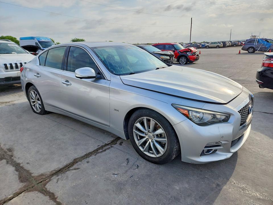2016 Infiniti Q50 VIN JN1EV7AR5GM344264 COPART salvage auction — FRONT END, Tx - Certificate Of Title, sold $1,750 on 2026-07-06 (photo 4)