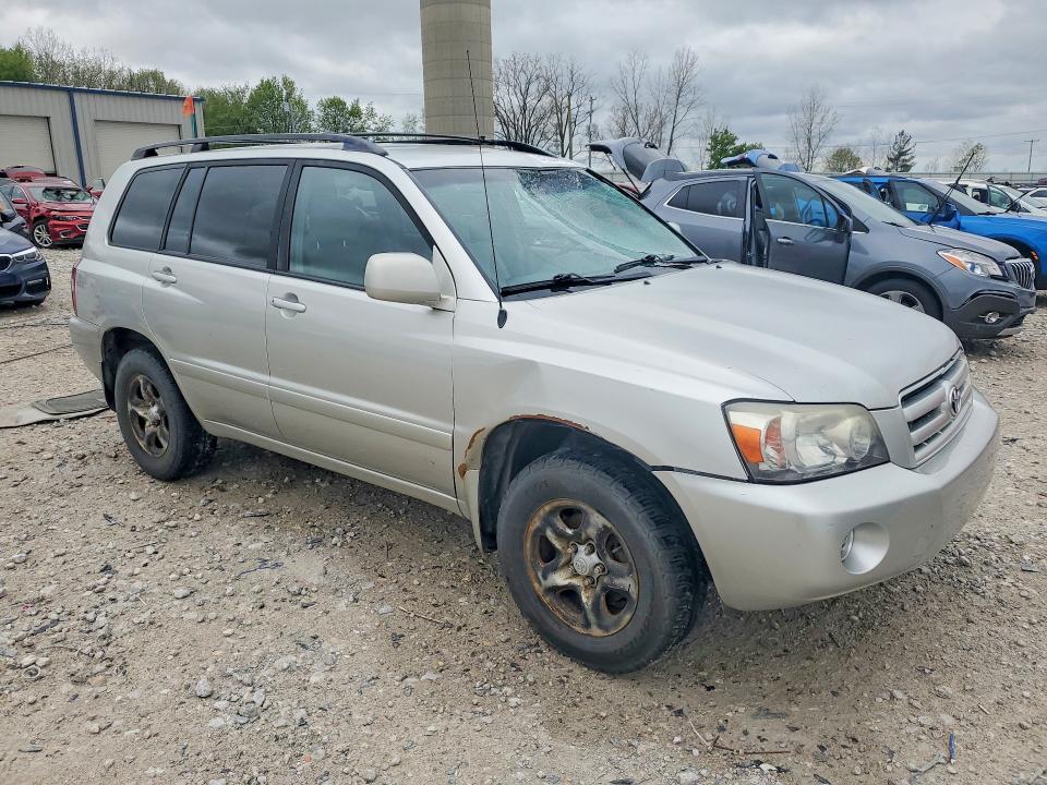 2006 Toyota Highlander VIN JTEHD21A760045208 COPART salvage auction — HAIL, Mi - Certificate Of Title, sold $1,250 on 2026-07-02 (photo 4)