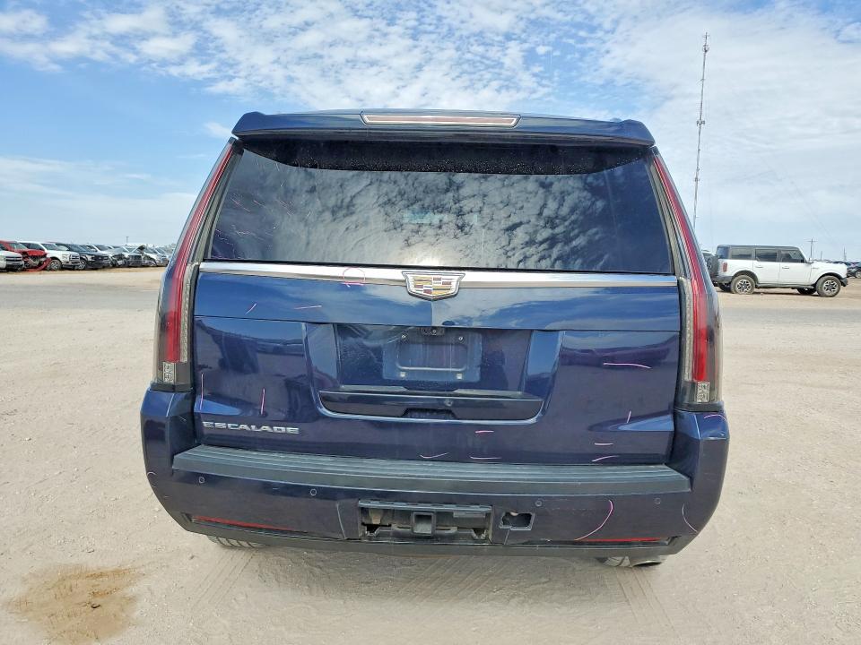 2017 Cadillac Escalade VIN 1GYS3BKJXHR345670 COPART salvage auction — FRONT END, Tx - Salvage Vehicle Title, sold $25 on 2026-07-01 (photo 6)