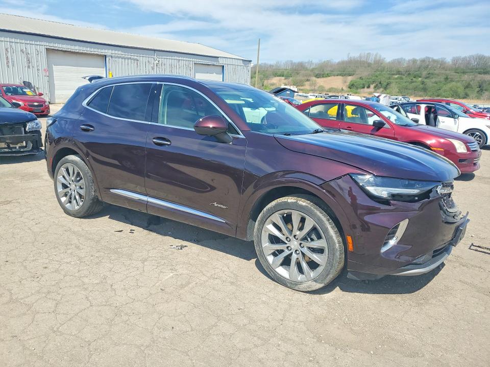 2021 Buick Envision VIN LRBFZSR47MD099656 COPART salvage auction — FRONT END, Il - Salvage Certificate, sold $6,000 on 2026-07-17 (photo 4)