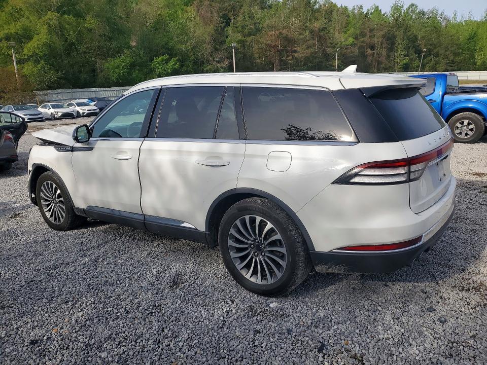 2020 Lincoln Aviator VIN 5LM5J7XC4LGL17974 COPART salvage auction — FRONT END, Ms - Cert Of Title-Salvaged, sold $7,800 on 2026-07-15 (photo 2)