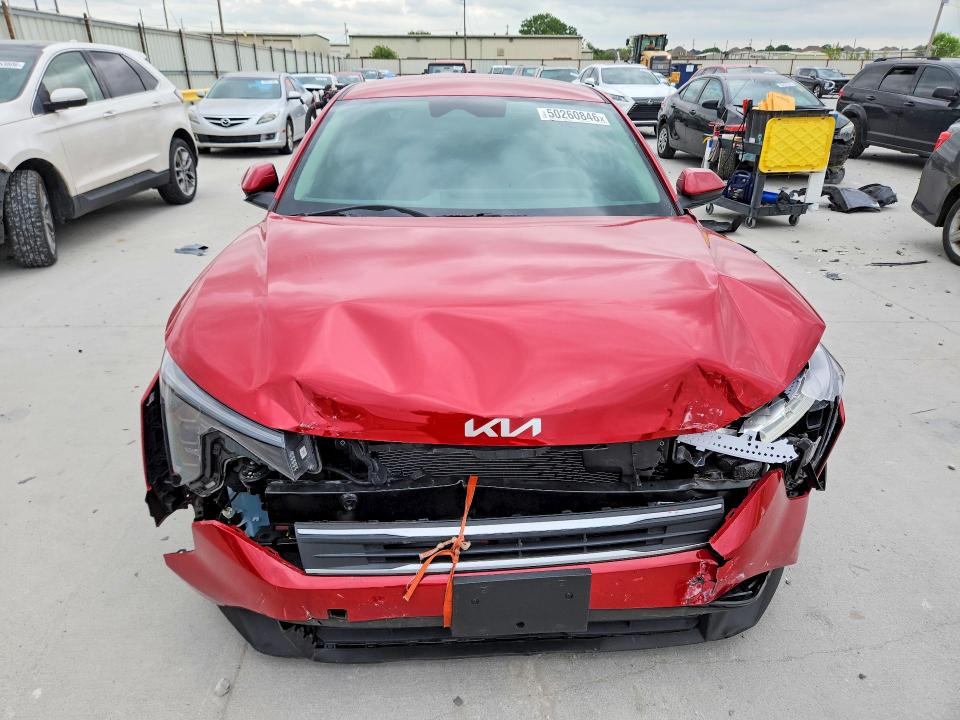 2025 Kia K4 VIN 3KPFT4DE5SE238550 COPART salvage auction — FRONT END, Tx - Salvage Vehicle Title, sold $7,500 on 2026-07-17 (photo 5)