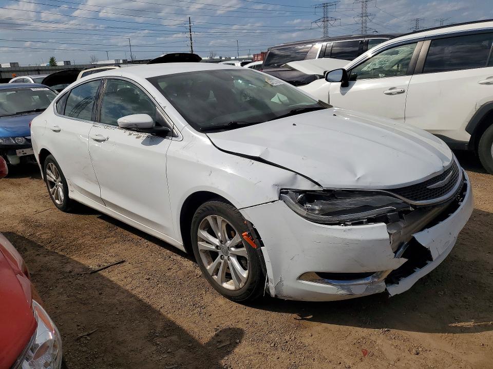 2016 Chrysler 200 VIN 1C3CCCAB7GN169729 COPART salvage auction — FRONT END, Il - Salvage Certificate, sold $400 on 2026-07-09 (photo 4)